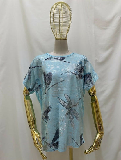 Playera Dibujo Libelula