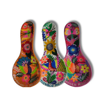 Descansacucharas de Cerámica Pintadas a Mano C/U