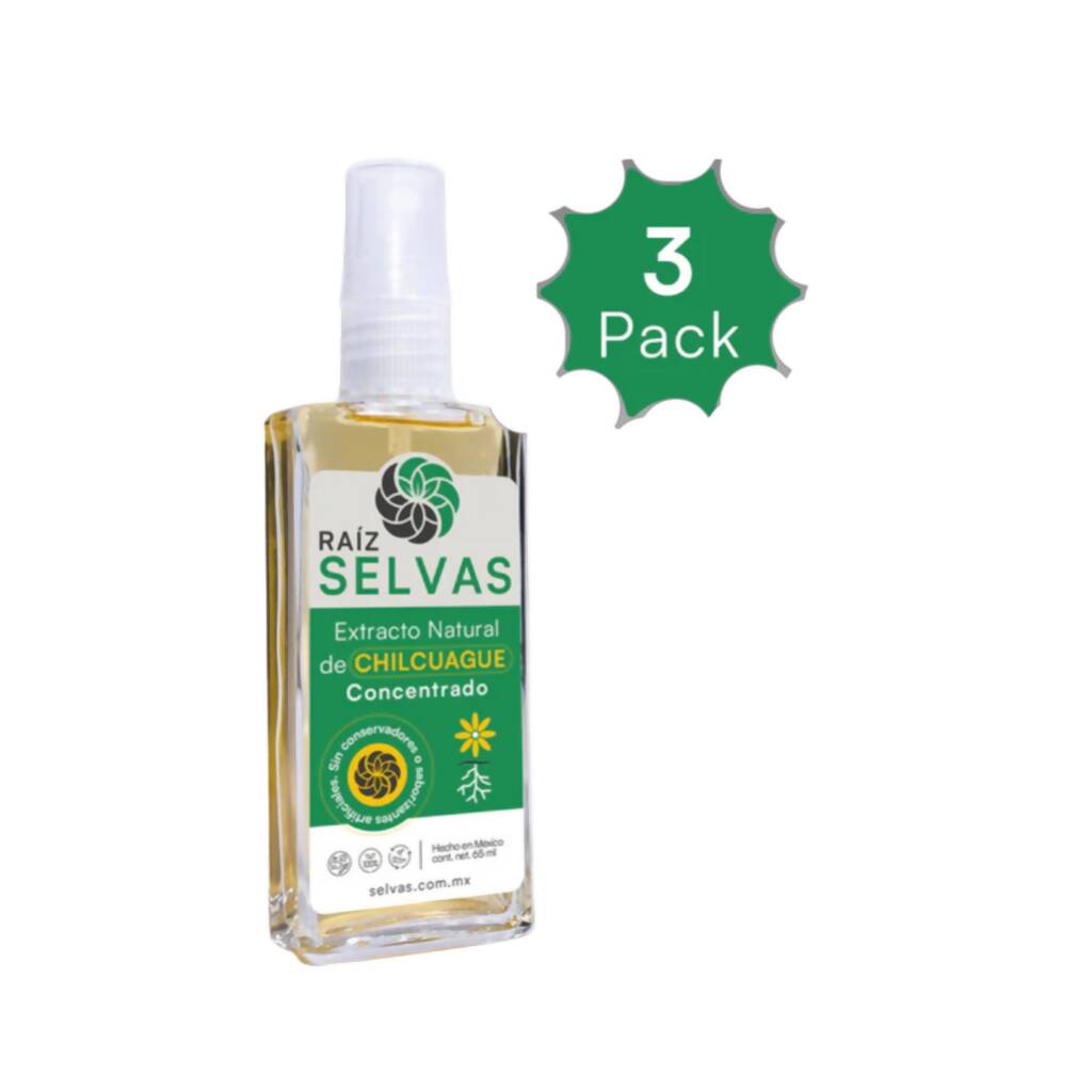 EXTRACTO NATURAL DE CHILCUAGUE CONCENTRADO 3 PACK