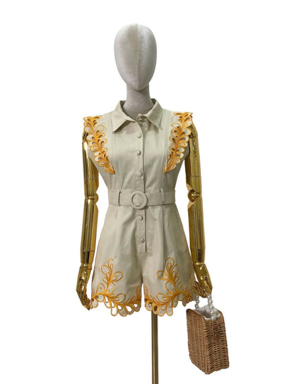 Jumpsuit Hojas Doradas