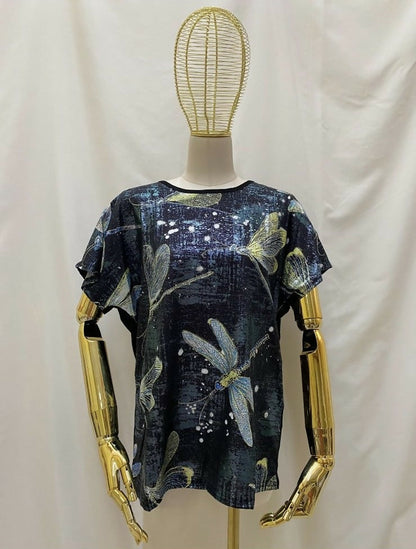 Playera Dibujo Libelula