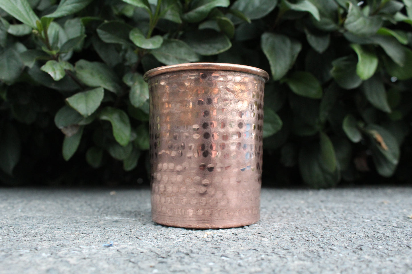 Juego de 6 Vasos de Cobre Martillado 500ml (16.9oz)