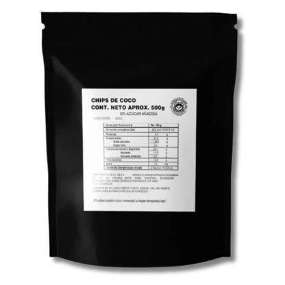 Chips Hojuelas De Coco Sin Azúcar Añadida Tostado 500g