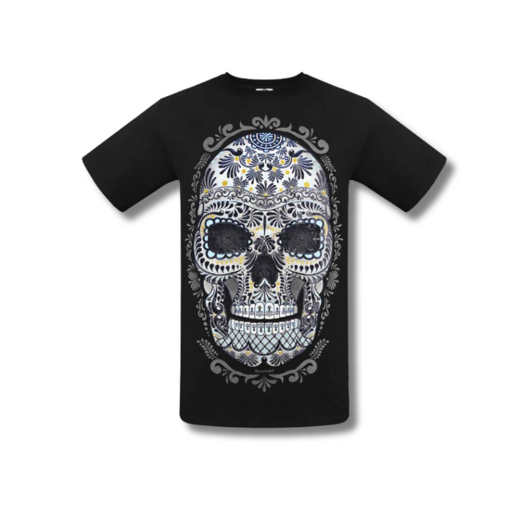 Playera Calavera Talavera Negra
