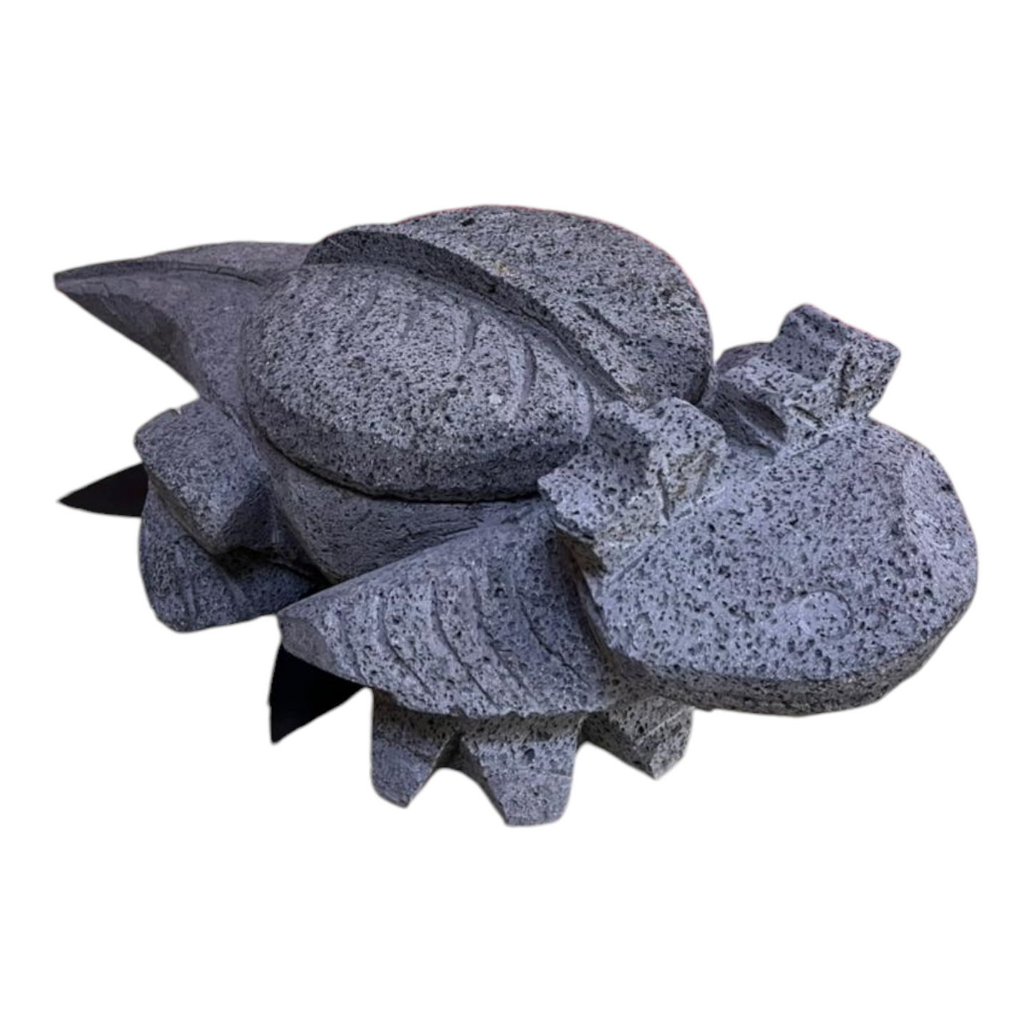Molcajete en Forma de Ajolote 60 cm de largo x 28 cm de Largo