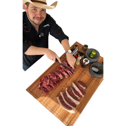 Tabla Reversible Parrillera 80cm x 50 cm – La Esencial para Maestros del Asador Por Frosty Food