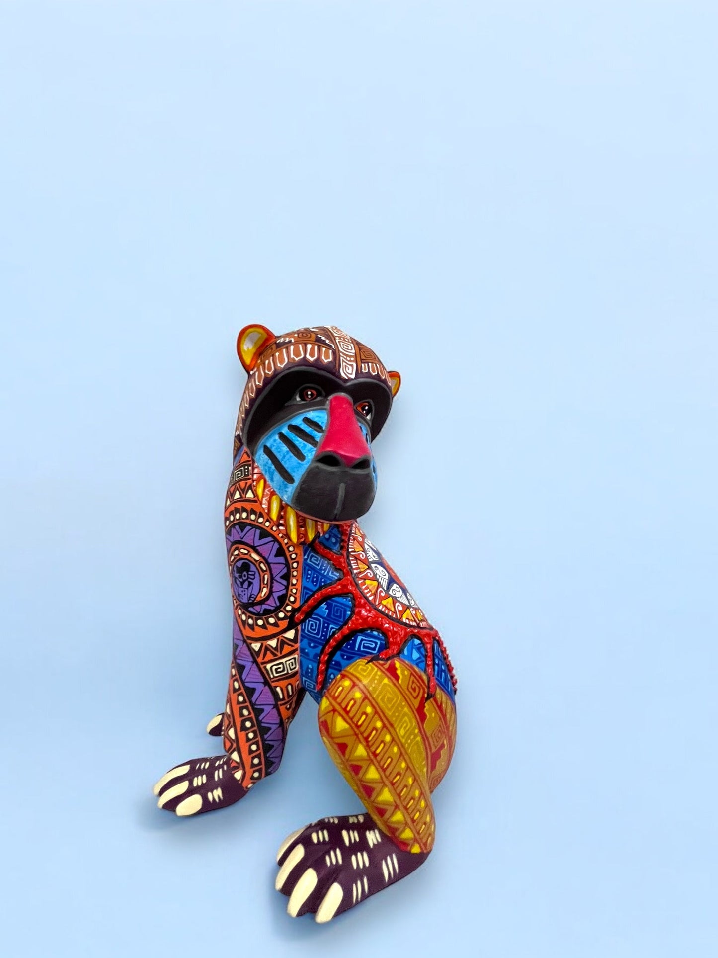 Alebrije Mandril: Arte Oaxaqueño
