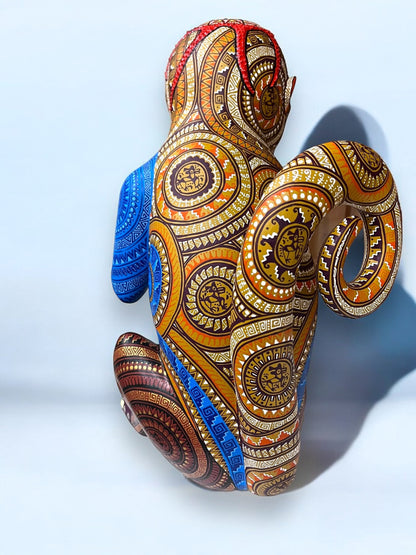 Alebrije de Mono Multicolor