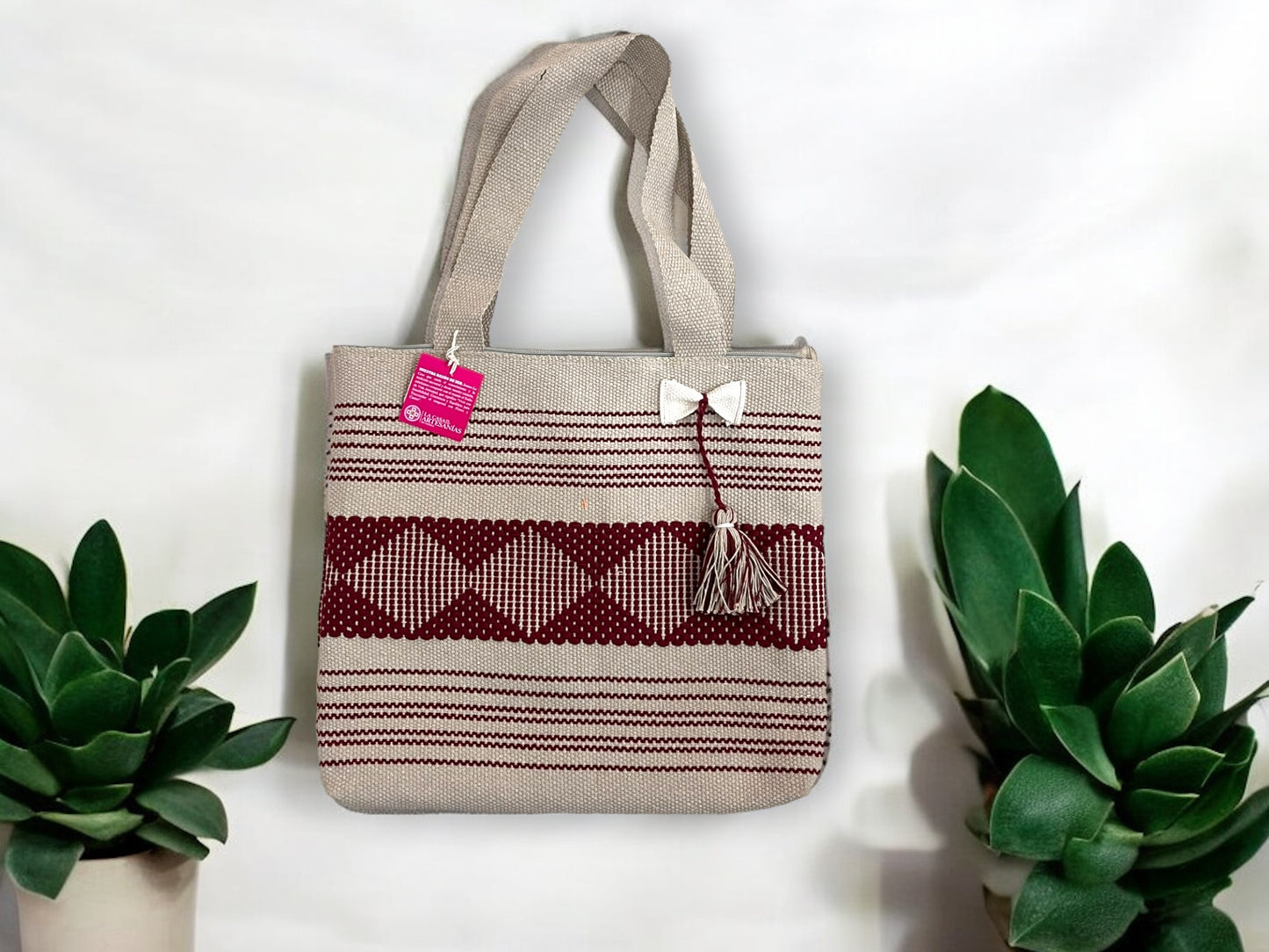 Bolso Tote Artesanal con Diseño Tradicional
