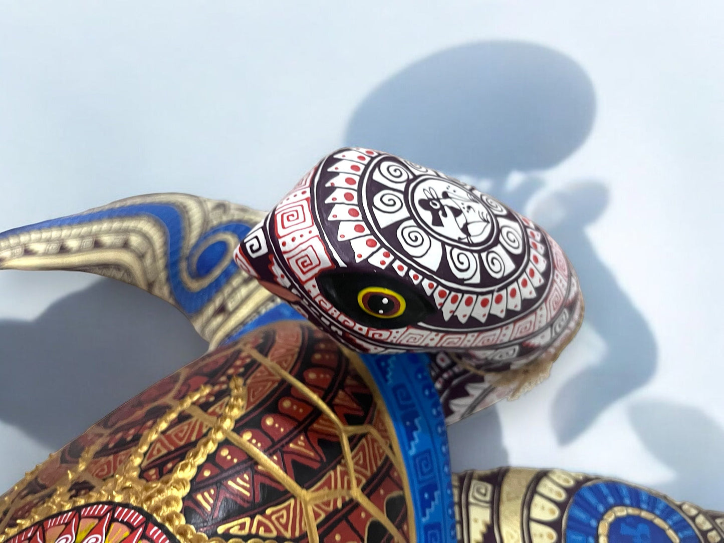 Alebrije de Tortuga con Diseño Intrincado