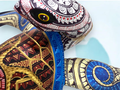 Alebrije de Tortuga con Diseño Intrincado