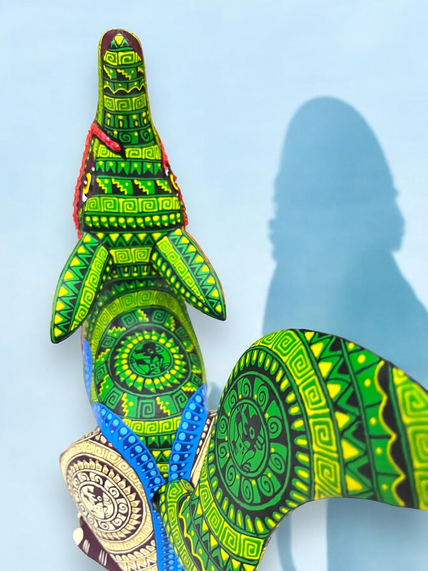 Alebrije de Lobo Aullando