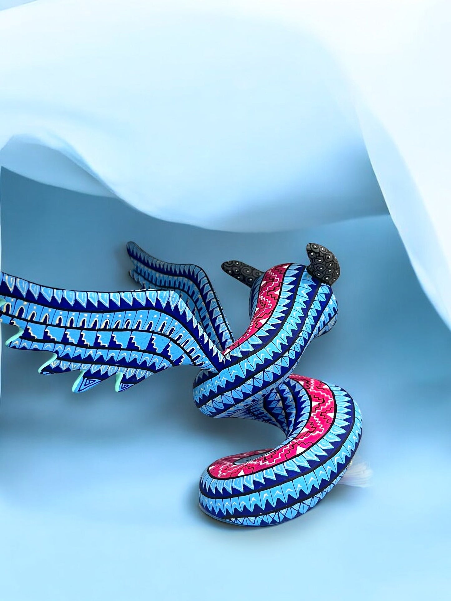 Alebrije de Serpiente con Alas de Búho