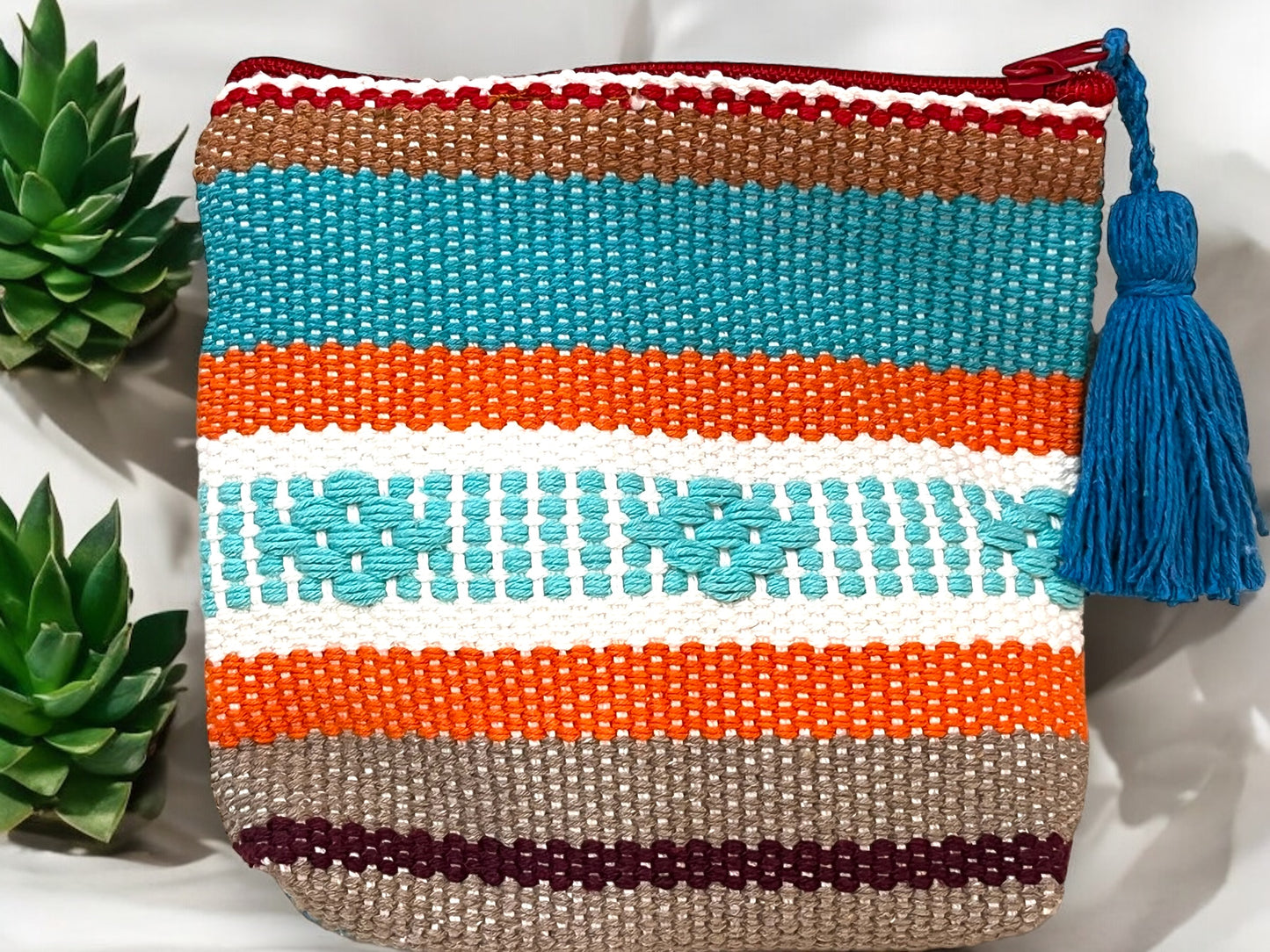 Bolsa Tejida Multicolor Artesanal Oaxaqueña