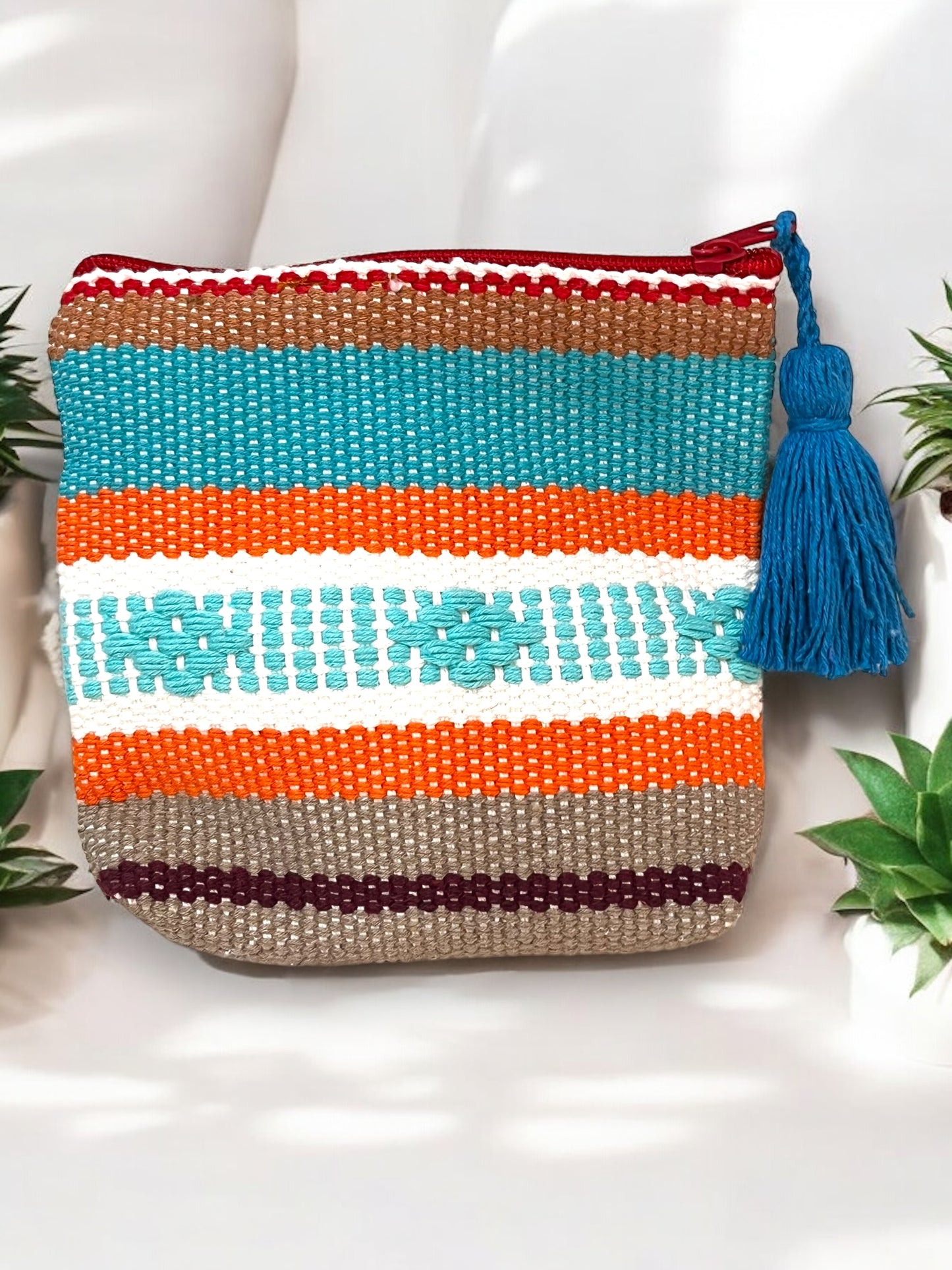 Bolsa Tejida Multicolor Artesanal Oaxaqueña