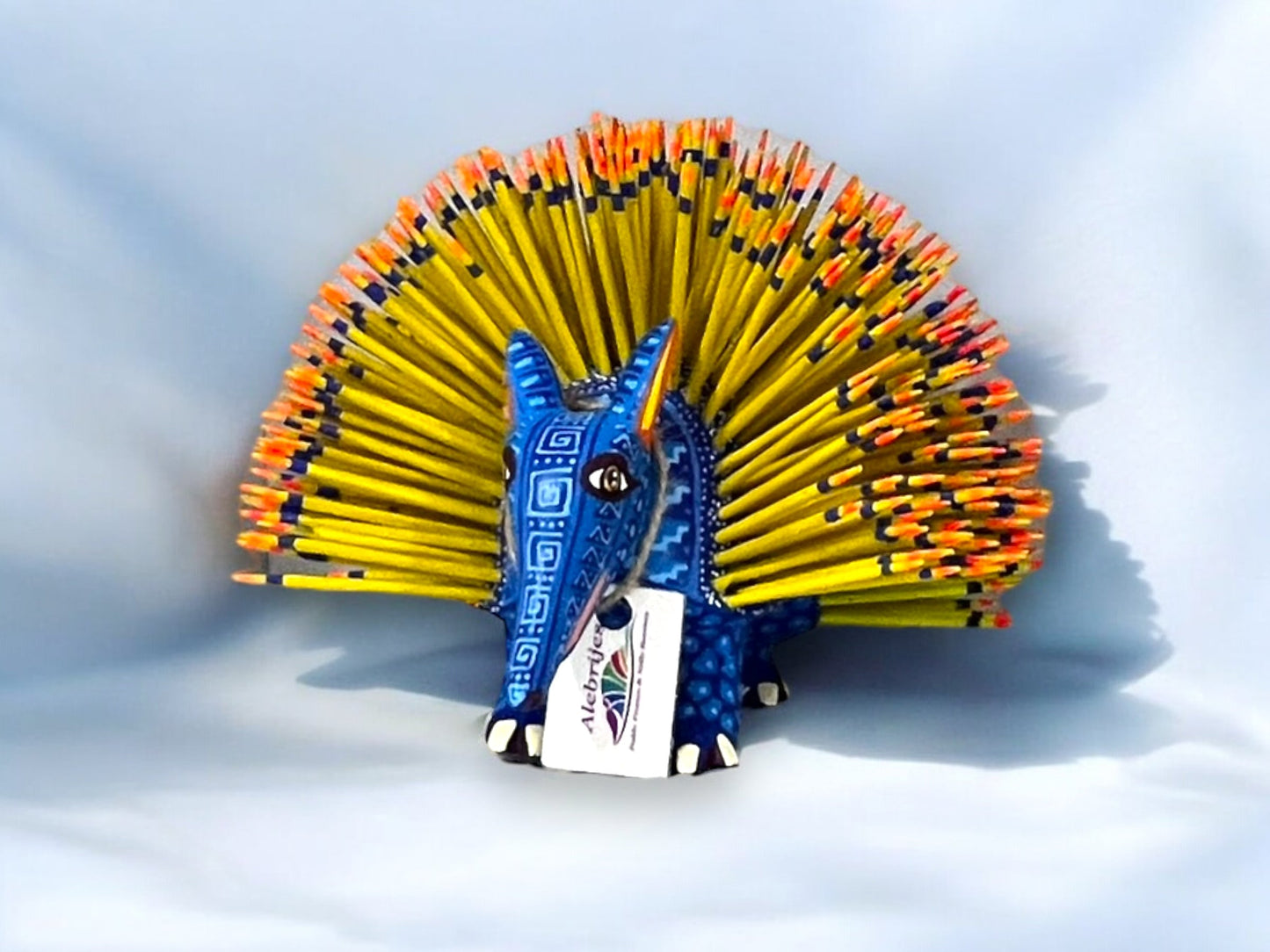 Puercoespín Alebrije Azúl