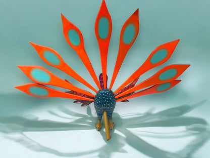 Alebrije Pavo Real Majestuoso
