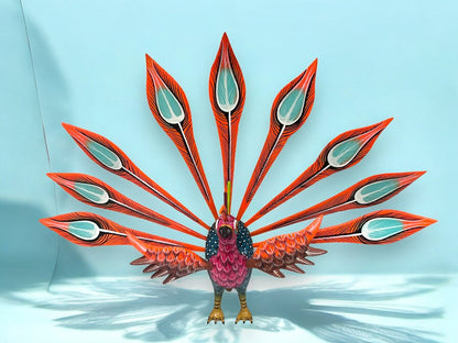 Alebrije Pavo Real Majestuoso