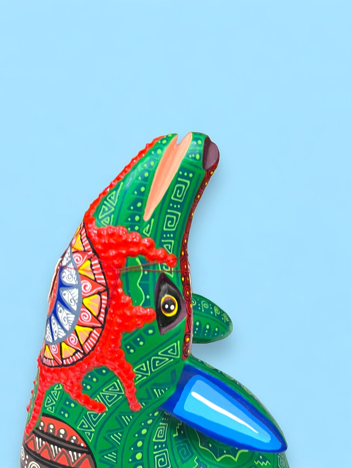 Alebrije lobo Esmeralda