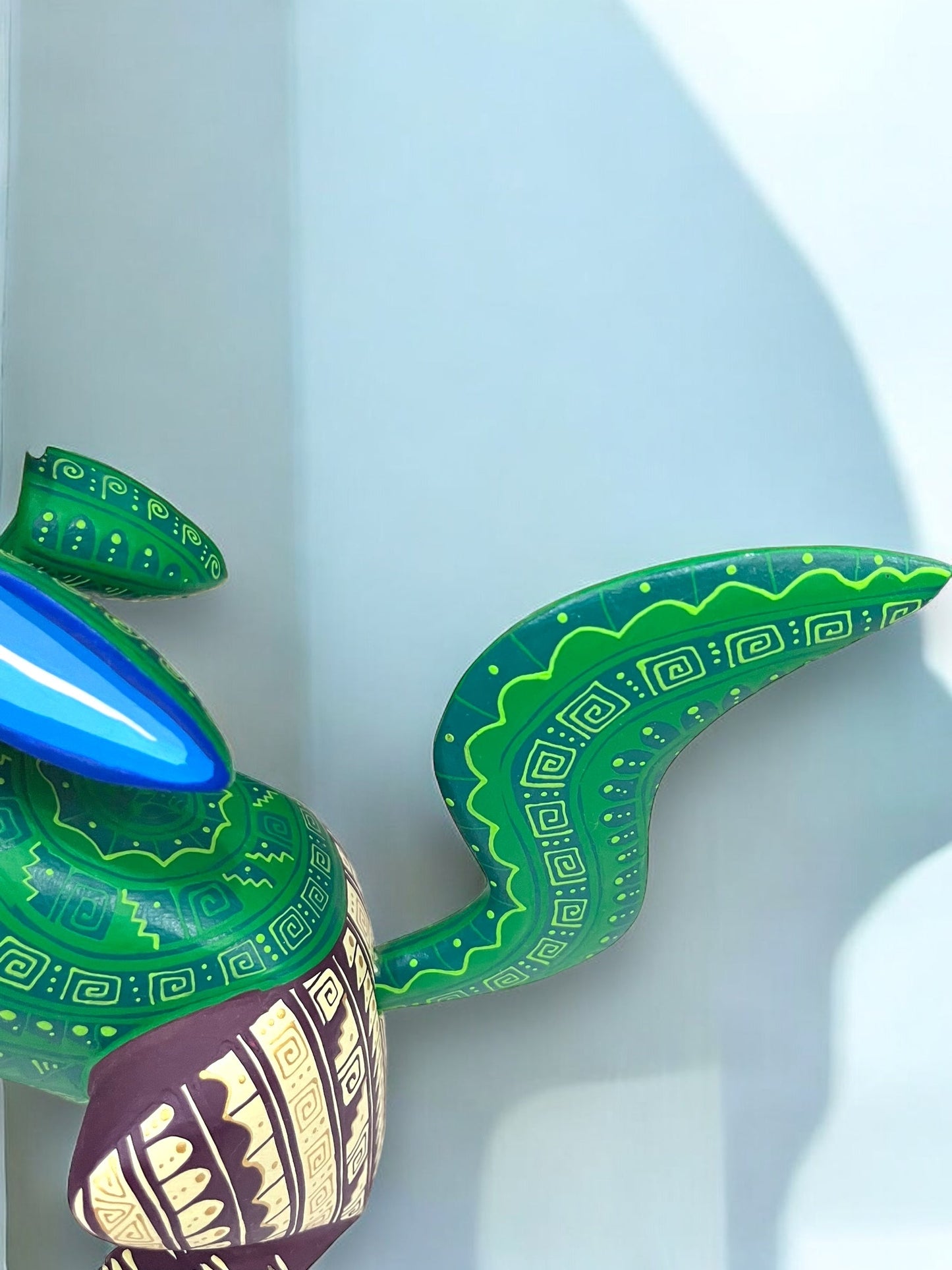 Alebrije lobo Esmeralda