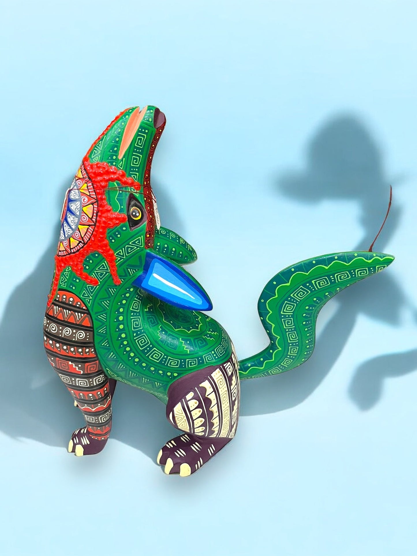 Alebrije lobo Esmeralda
