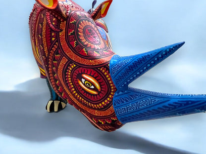 Alebrije de Rinoceronte Multicolor