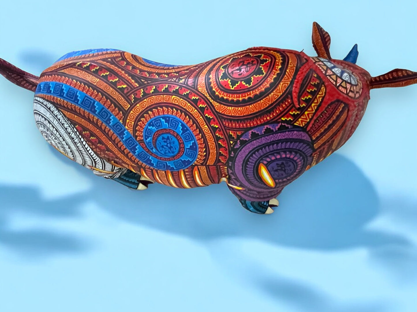 Alebrije de Rinoceronte Multicolor
