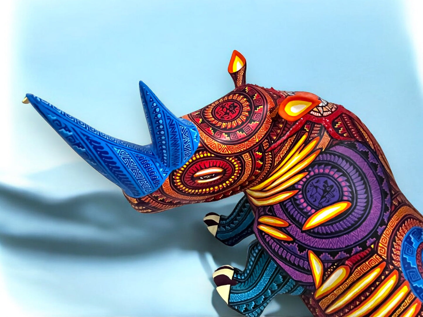 Alebrije de Rinoceronte Multicolor