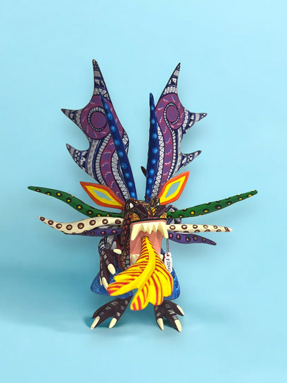 Dragón Alebrije Artesanal de Madera