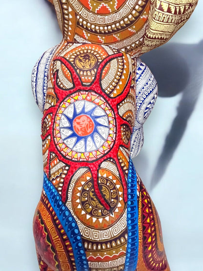 Alebrije de Gorila con Intrincado Diseño