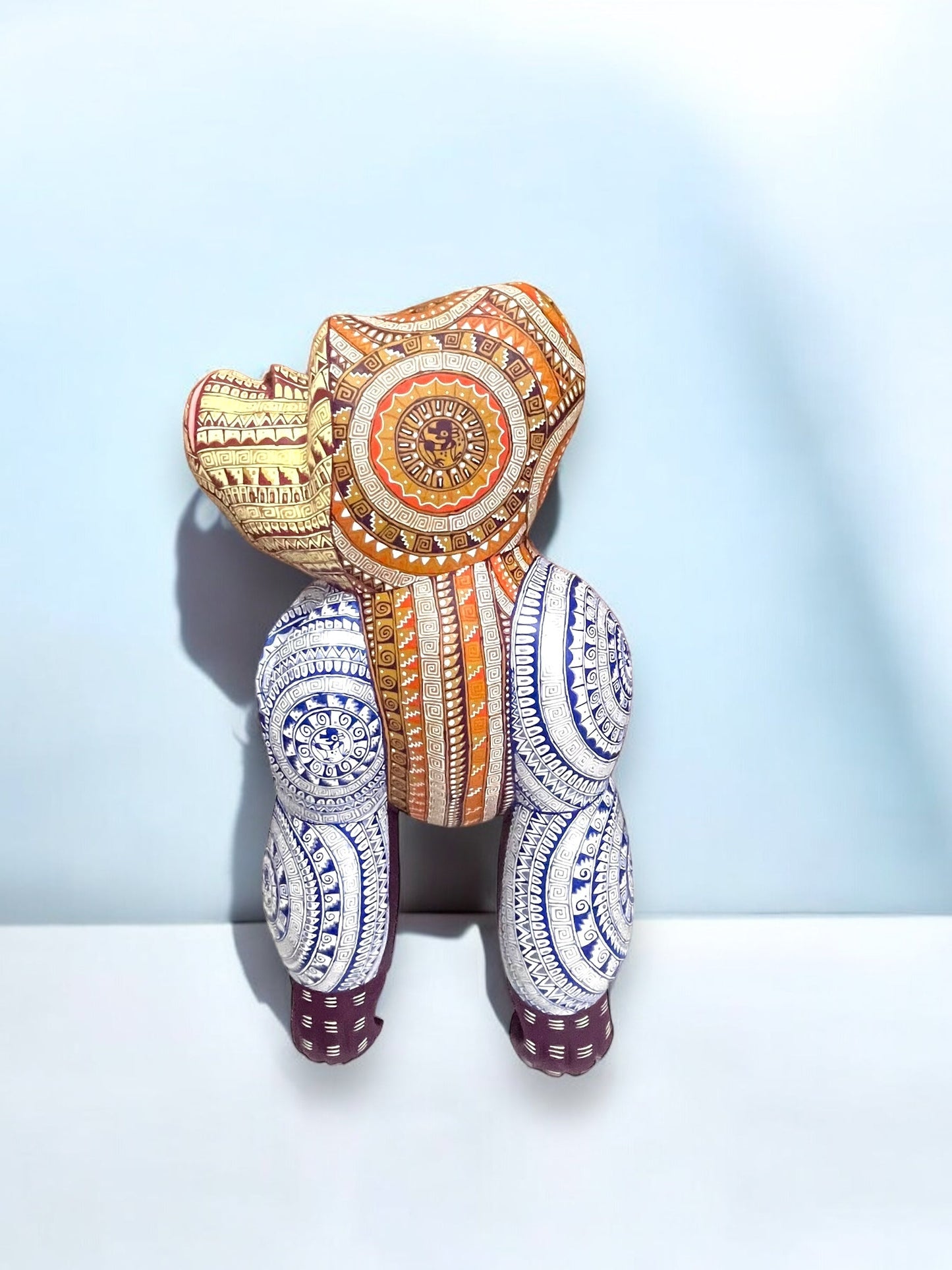 Alebrije de Gorila con Intrincado Diseño