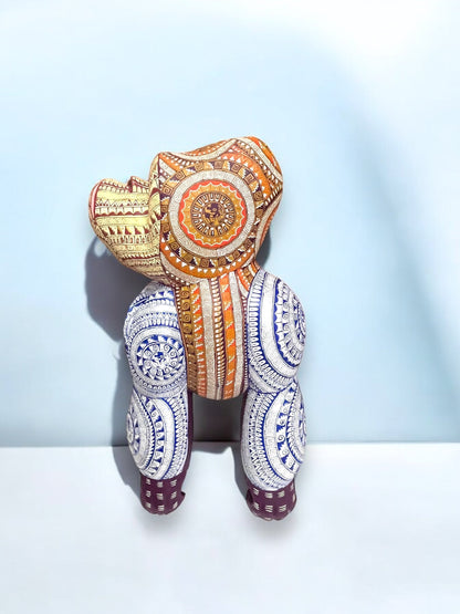 Alebrije de Gorila con Intrincado Diseño