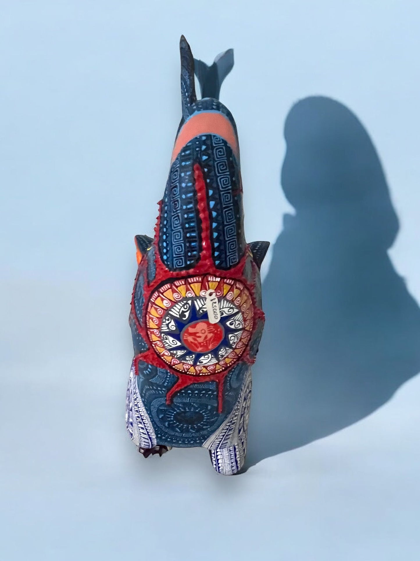 figura de madera de Coyote Alebrije