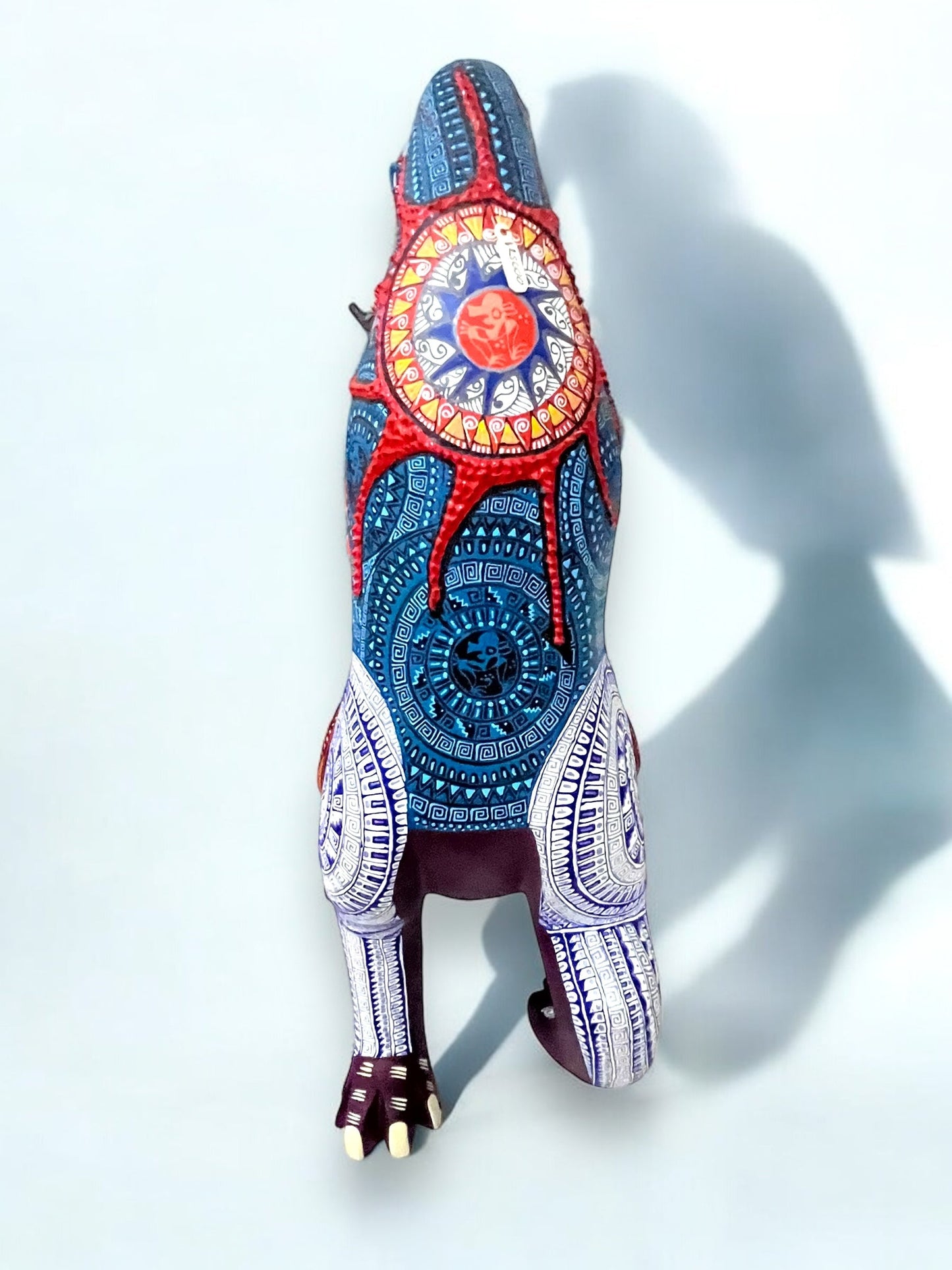 figura de madera de Coyote Alebrije