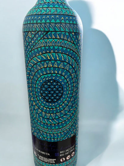 Mezcal Artesanal "La Maruta" (Diseño Turquesa)