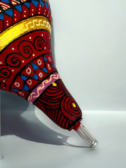 Trompo Artesanal Pintado a Mano