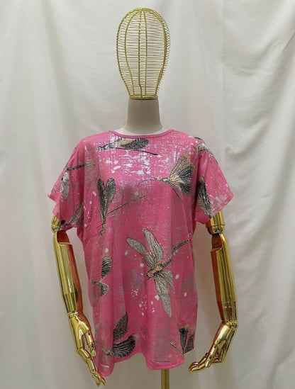 Playera Dibujo Libelula