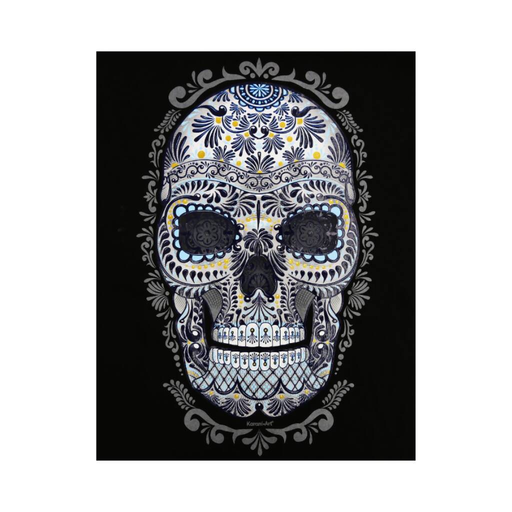 Playera Calavera Talavera Negra