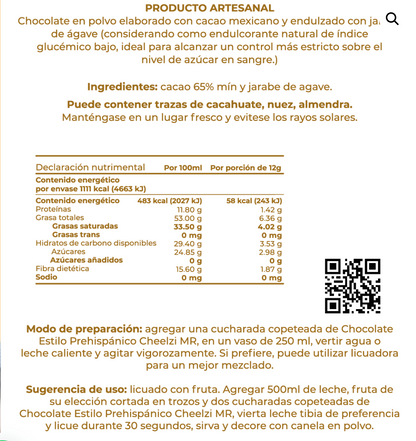 Chocolate Estilo Prehispánico 230g