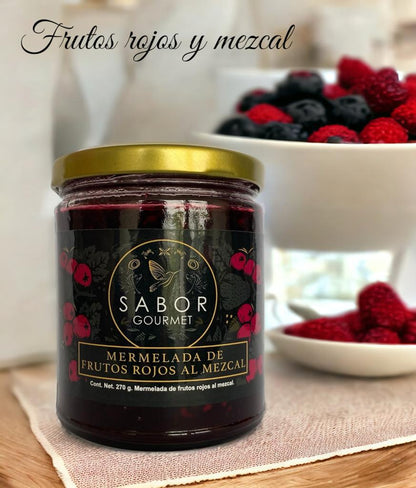 Mermelada de frutos rojos al mezcal