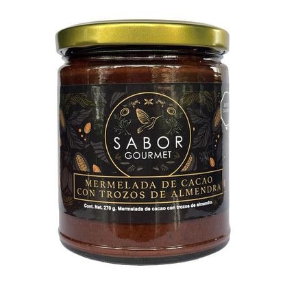 Untable de cacao con trozos de almendra