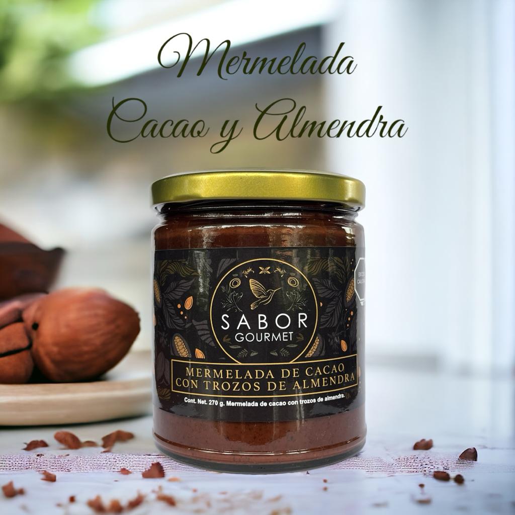 Untable de cacao con trozos de almendra