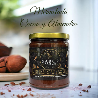 Untable de cacao con trozos de almendra