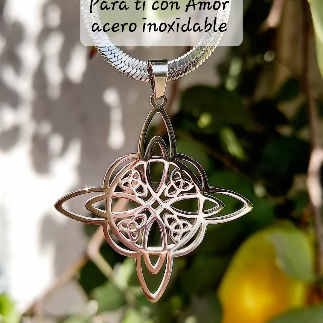 Nudo de bruja plateado mod.C05