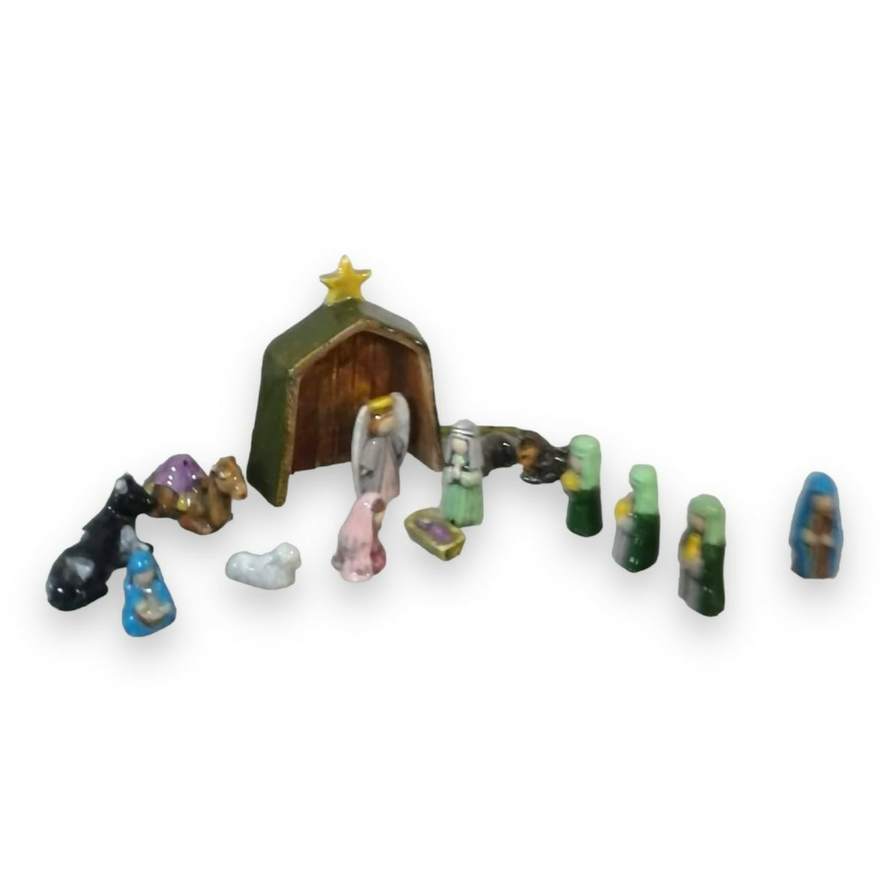 Nacimiento Miniatura de Cerámica Artesanal