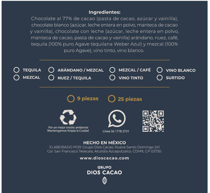 Trufa de diferentes sabores