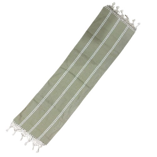 Mantel mexicano "Camino de Mesa" hecho a mano 59x15.7 pulgadas - Telar de pedal y chicote