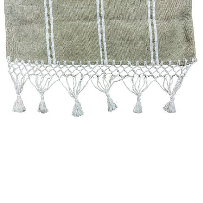 Mantel mexicano "Camino de Mesa" hecho a mano 59x15.7 pulgadas - Telar de pedal y chicote