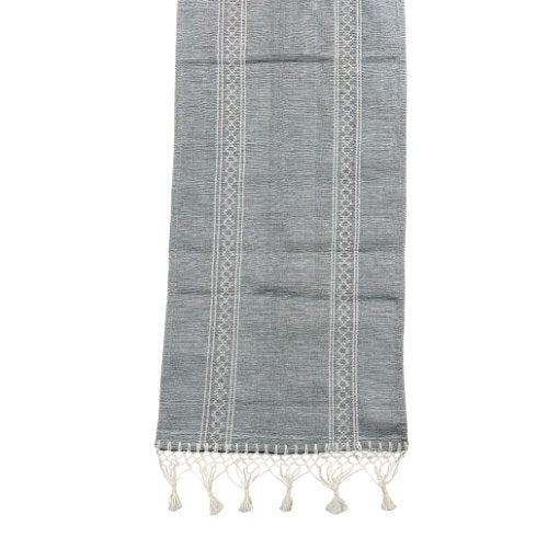 Mantel mexicano "Camino de Mesa" hecho a mano 59x15.7 pulgadas - Telar de pedal y chicote