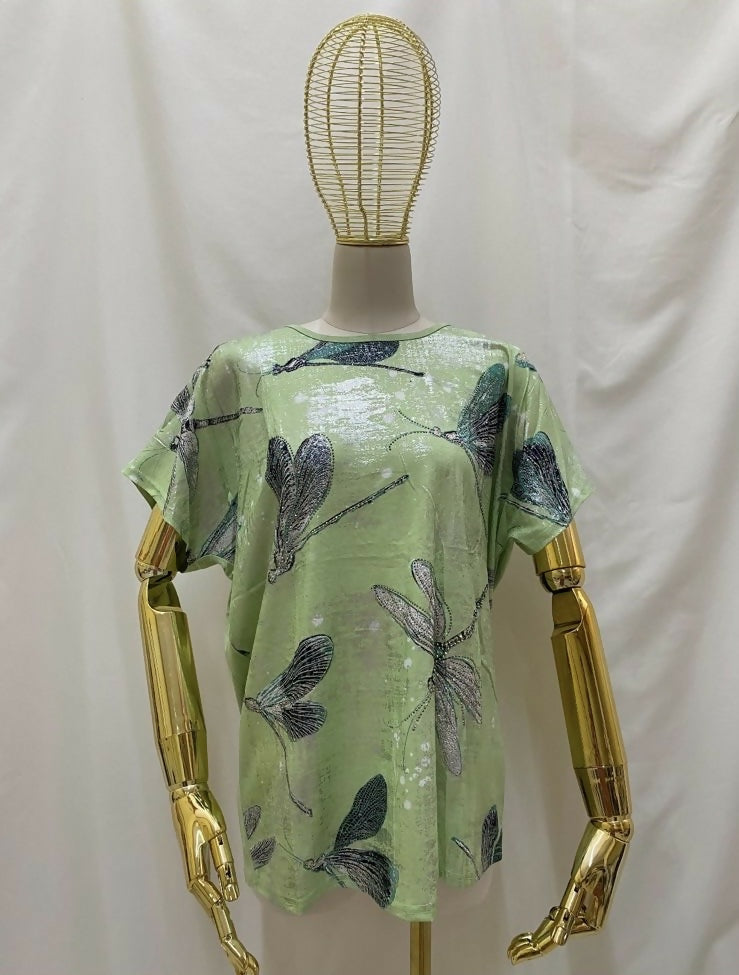 Playera Dibujo Libelula